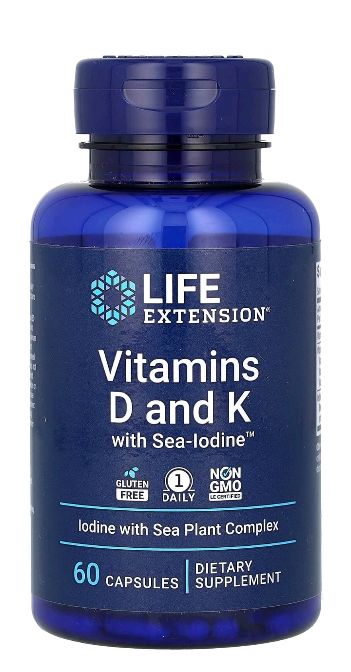 Vitamins D3 & K2 Triple K, Life Extension