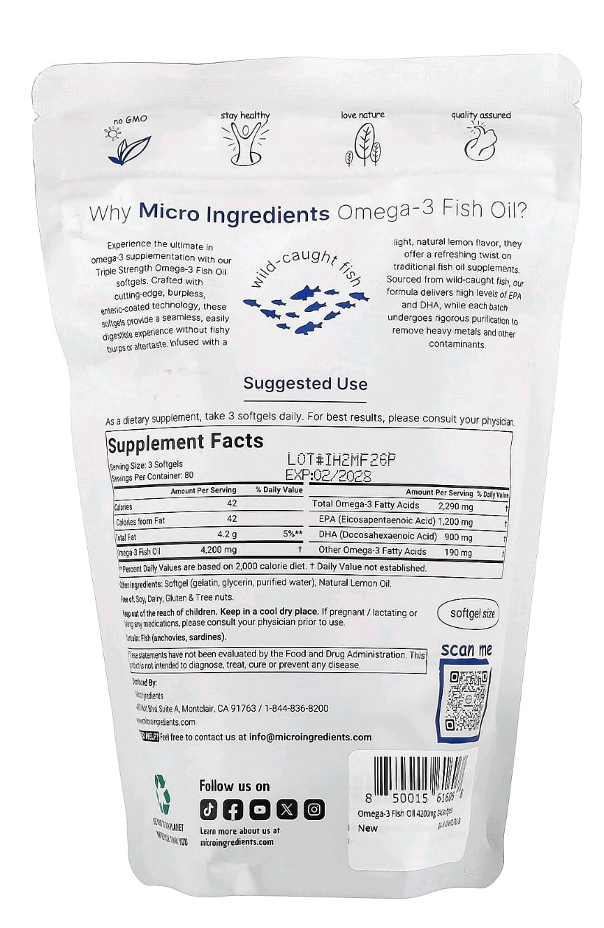 Omega-3 r-TG Microingredients