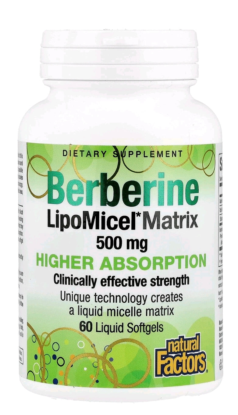 BerberineLipoMicel NaturalFactors
