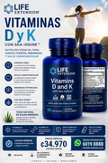 Vitamins D3 & K2 Triple K, Life Extension